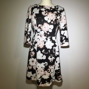 Vince Camuto Watercolor Floral Dress size 6